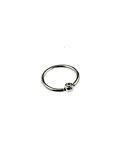 Fixed captive ring con bolita fija de 3mm con zirconia frontal 16GA - 1.2mm 