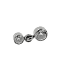 Accesorio cz bezel 4mm con colgante cz 3mm 14GA - 1.6mm