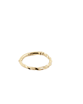 Argolla espiral segment oro amarillo 16GA - 1.2mm