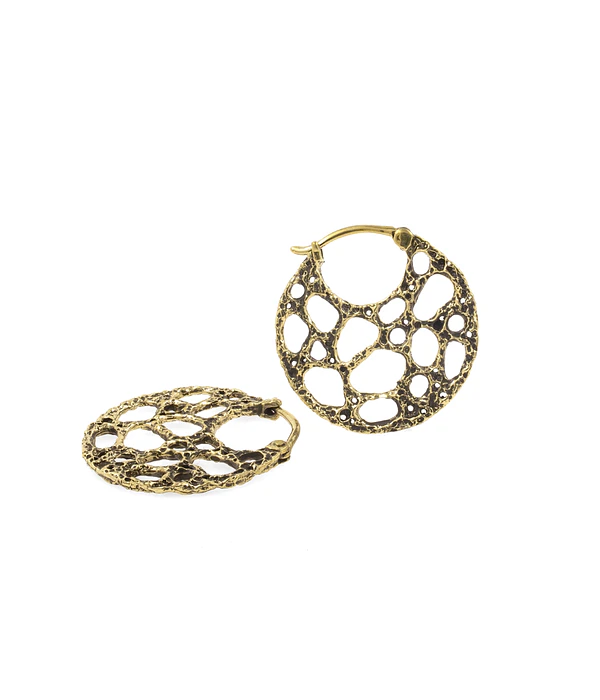 Brass hangers circulares pequeños