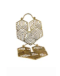 Brass hangers hexagonales