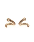 Brass ear weights con piedra 4mm 