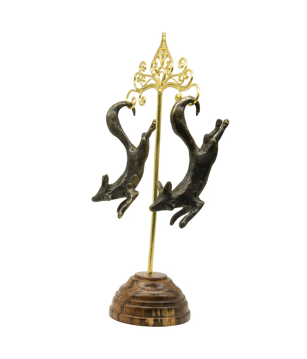 Brass hangers con zorros