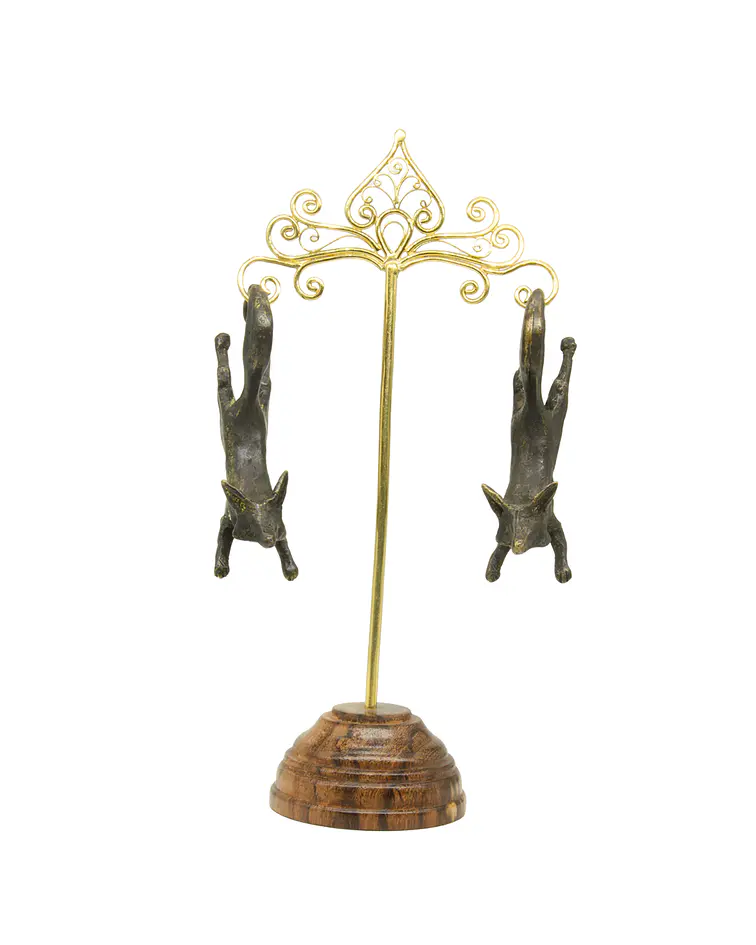 Brass hangers con zorros