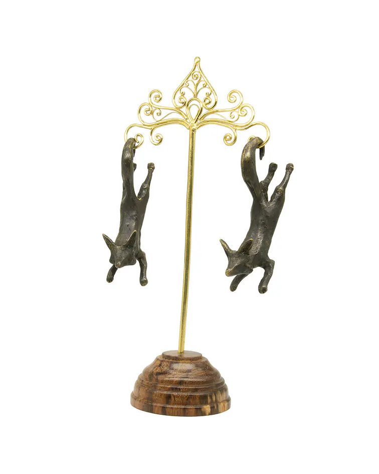 Brass hangers con zorros
