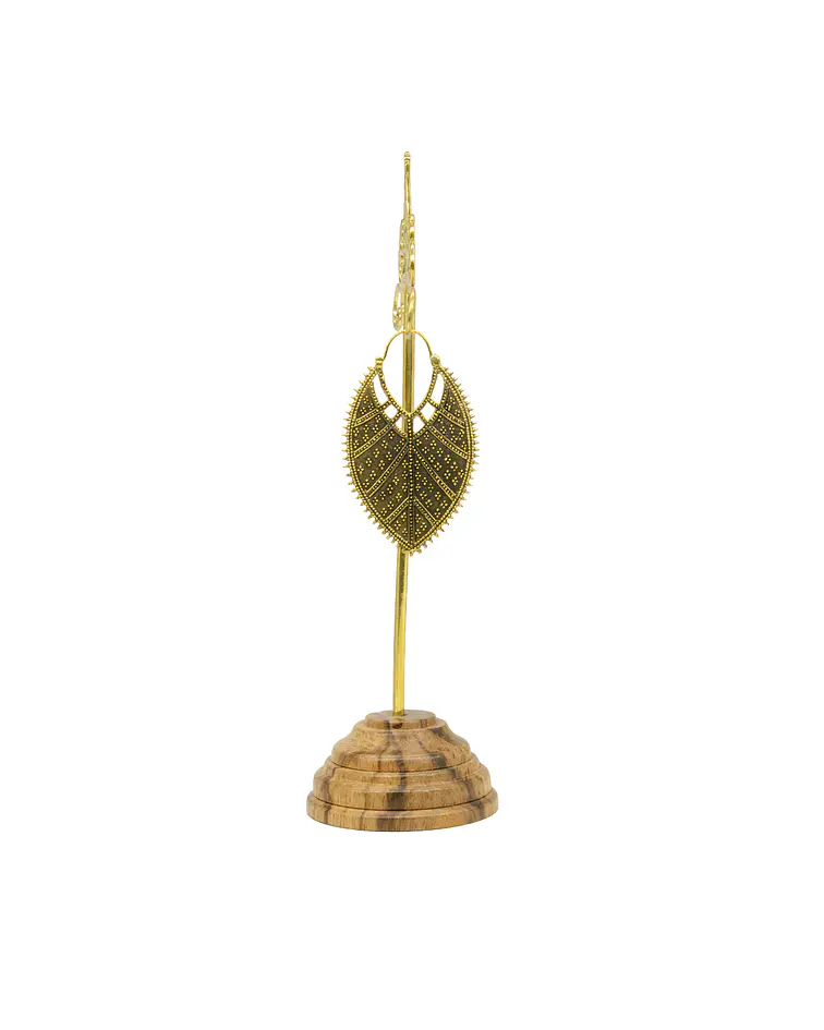 Brass hangers con diseño de hoja