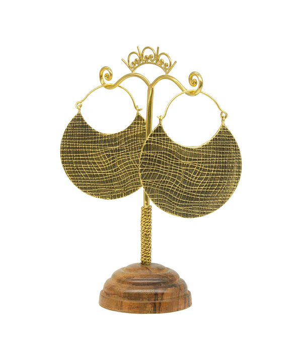 Brass hangers textura hilada