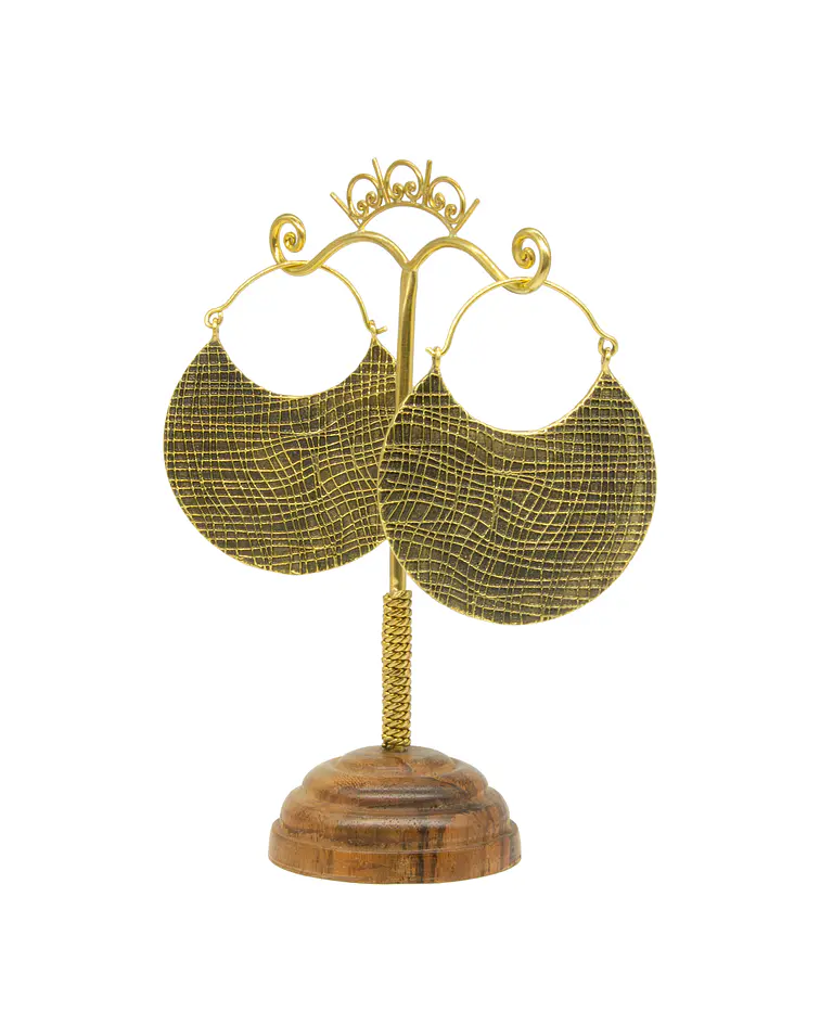 Brass hangers textura hilada