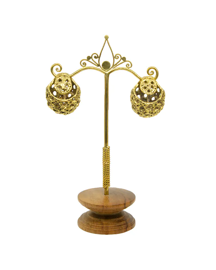 Brass hangers diseño coral marino 5mm