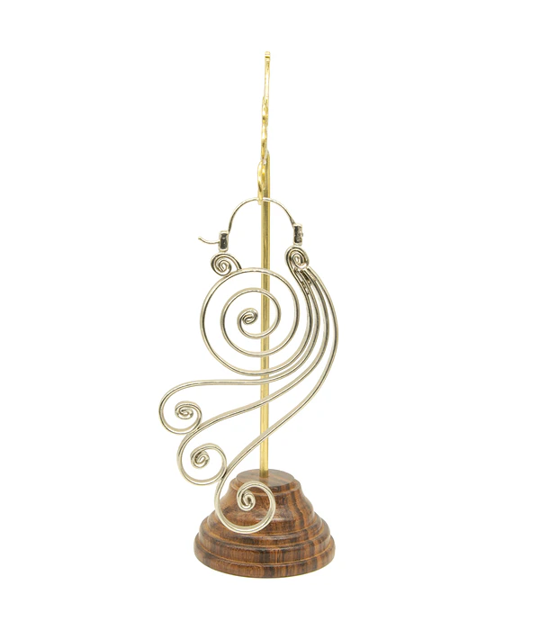 Brass hangers con espirales