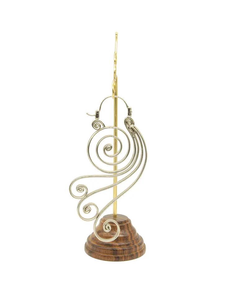 Brass hangers con espirales