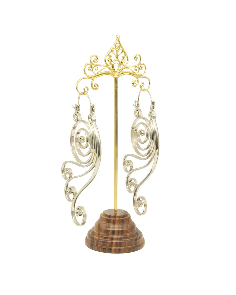 Brass hangers con espirales