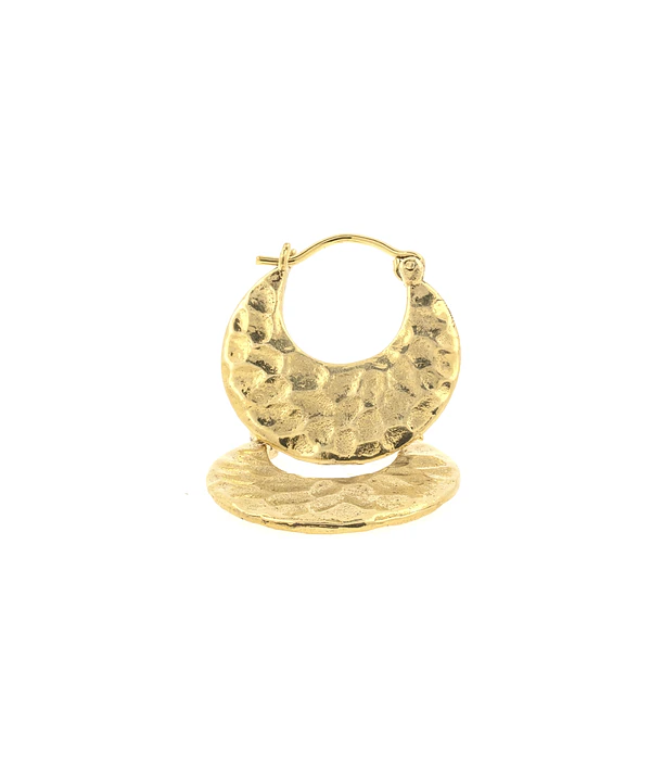 Brass hangers martillados