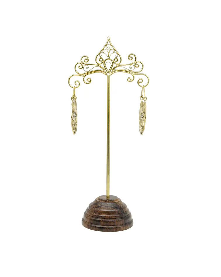 Brass hangers con diseño de mandala pequeño