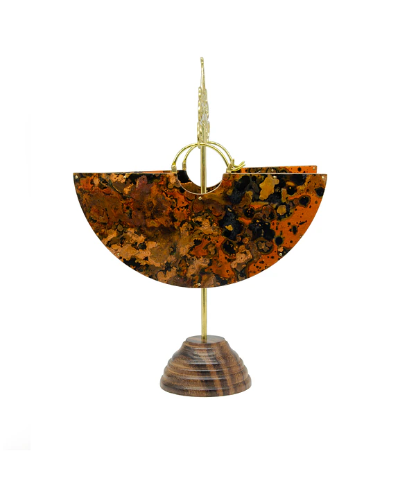 Equinox pieza de cobre  con cierre de titanio anodizado