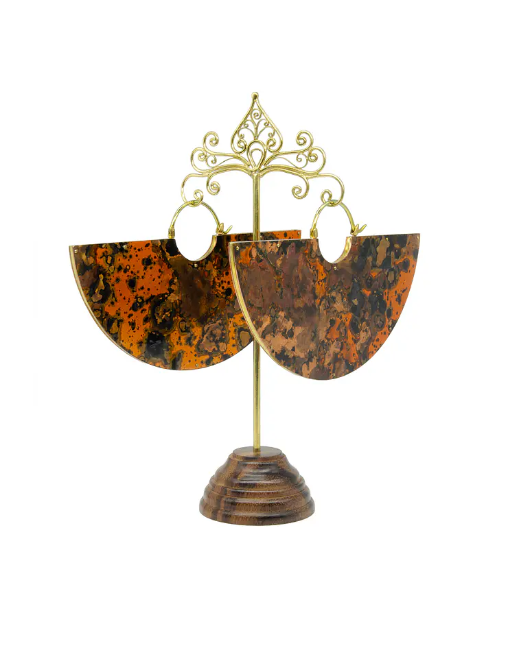 Equinox pieza de cobre  con cierre de titanio anodizado