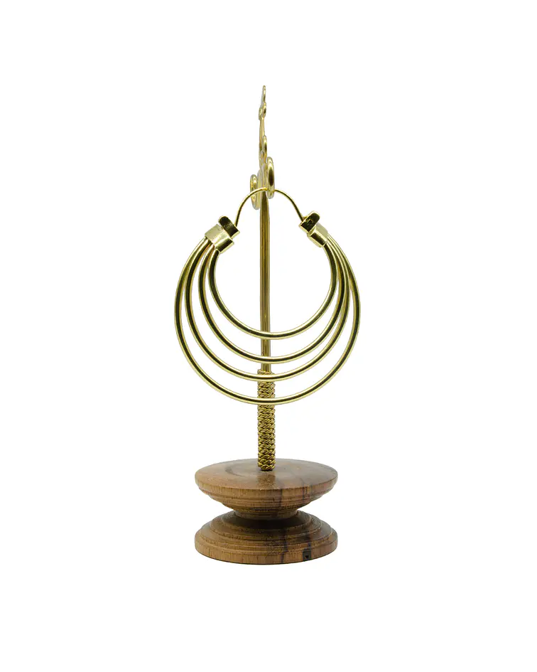 Brass hangers con 4 argollas