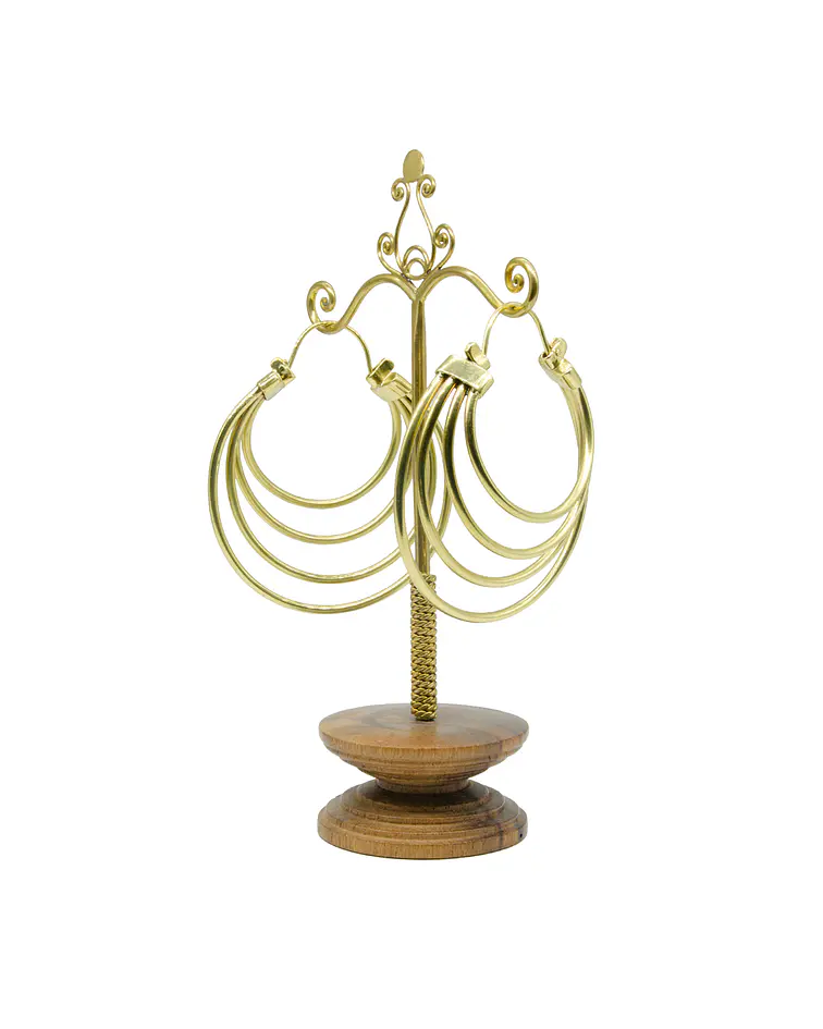 Brass hangers con 4 argollas