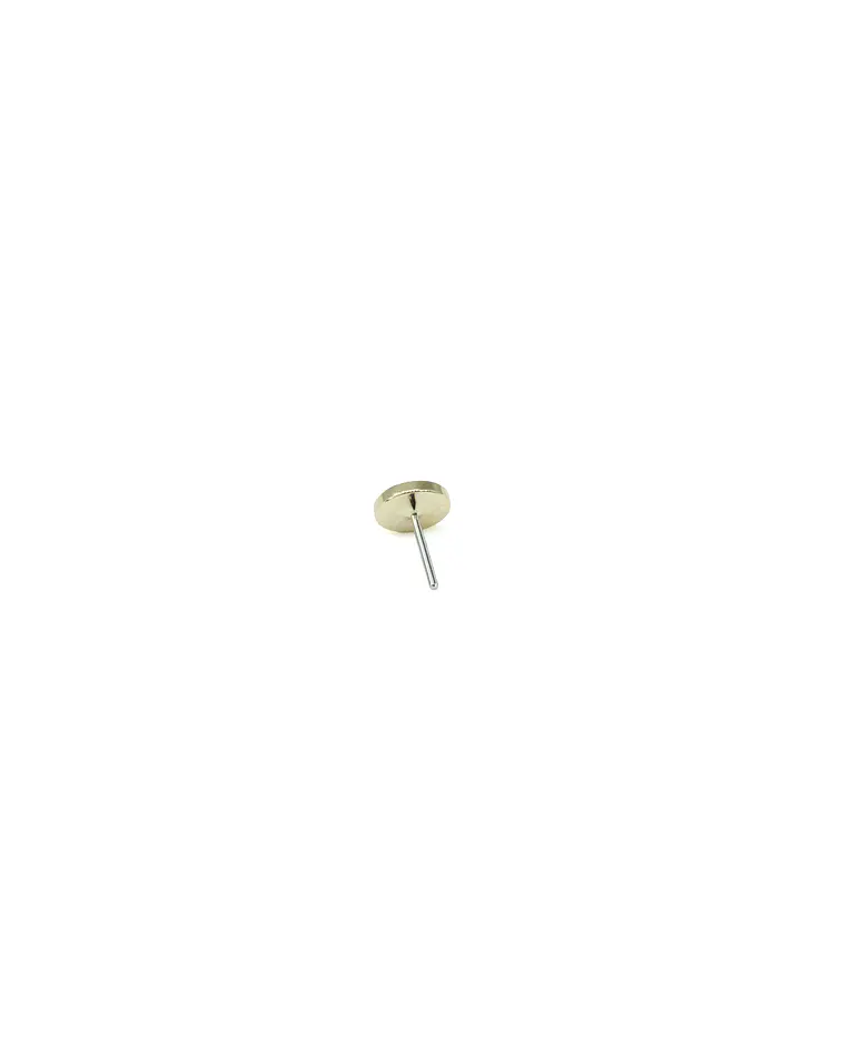 Sanded disc threadless o pin