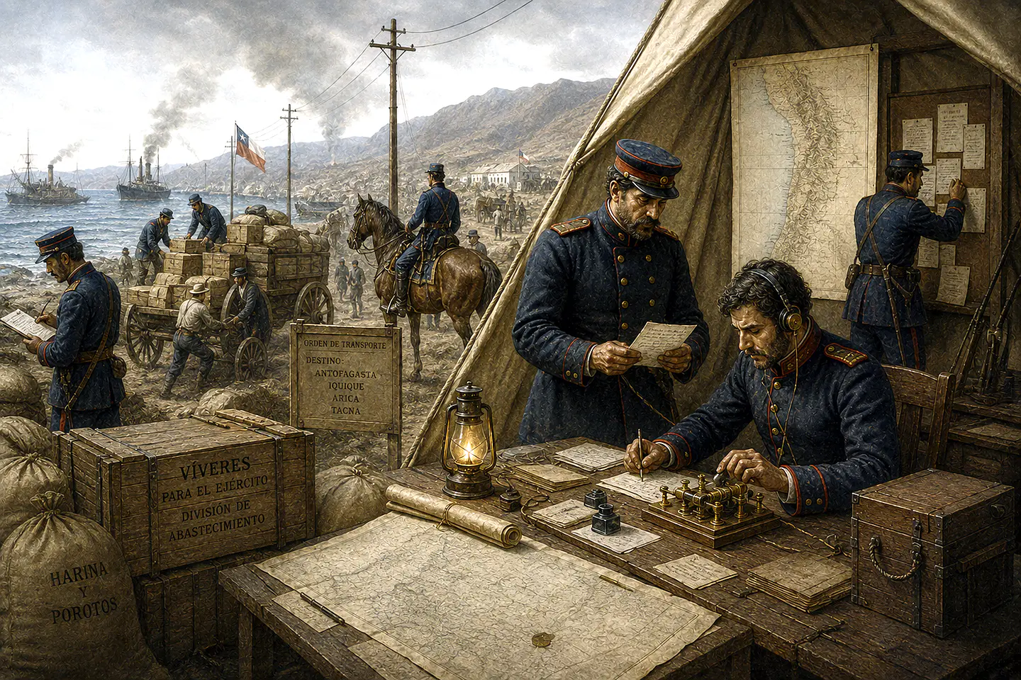 La Guerra del Telégrafo, el conflicto invisible de la Guerra del Pacífico