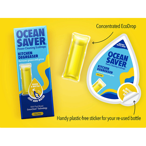 Detergentes Cozinha em Cápsula Solúvel - Ocean Saver