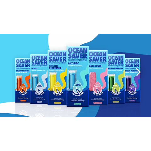 Pack Limpeza Sustentável: Detergentes em Cápsula Solúvel - Ocean Saver