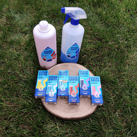 Pack Limpeza Sustentável: Detergentes em Cápsula Solúvel - Ocean Saver