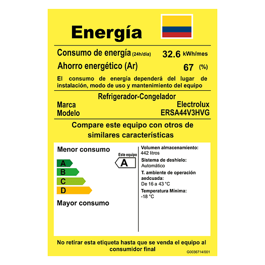 Nevecón Electrolux No frost inverter - 442 Litros 4