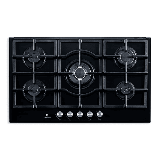 Estufa de Empotrar vidrio 90cm 5 Quemadores - Indurama 1
