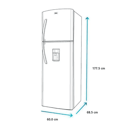 Nevera 297 Litros no frost - Mabe  3