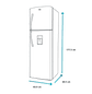 Nevera 297 Litros no frost - Mabe  - Miniatura 3