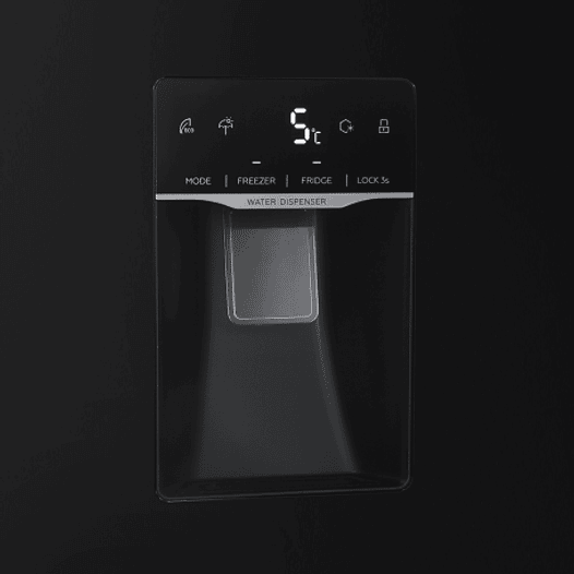 Nevecon 469 litros NEGRO con dispensador - Indurama  4