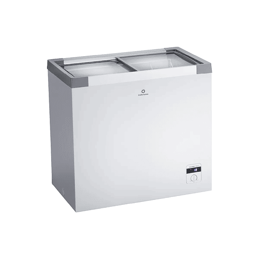 Congelador tapa de vidrio 204 litros - Indurama 2