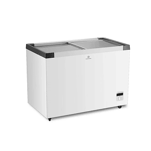 Congelador tapa de vidrio 306 Litros - Indurama
