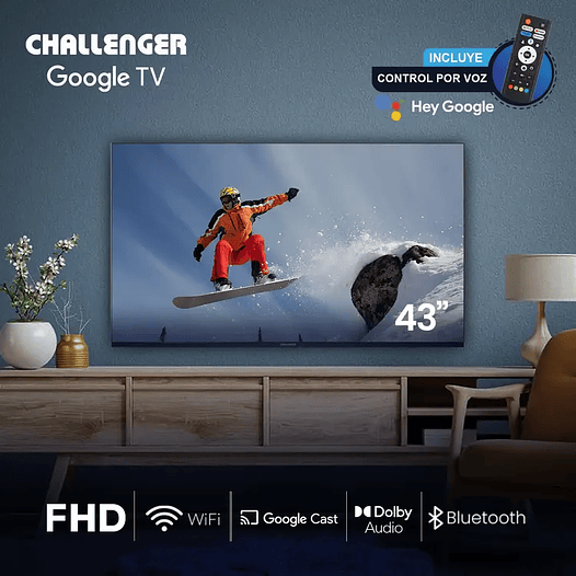 Televisor 43 pulgadasFull HD Google TV – Challenger 4