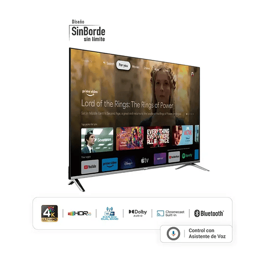 Televisor 58 pulgadas 4K UHD Smart TV Google - Hyundai 2