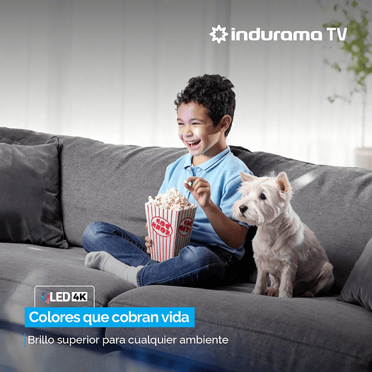 Televisor 58 pulgadas Smart TV 4K QLED  - Indurama       2