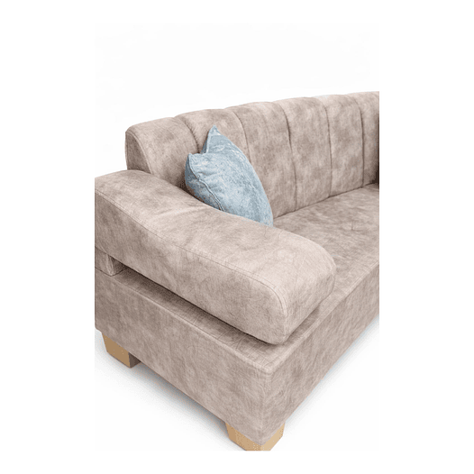 Sala Brazo Tubo 3 Módulos + Puff 2