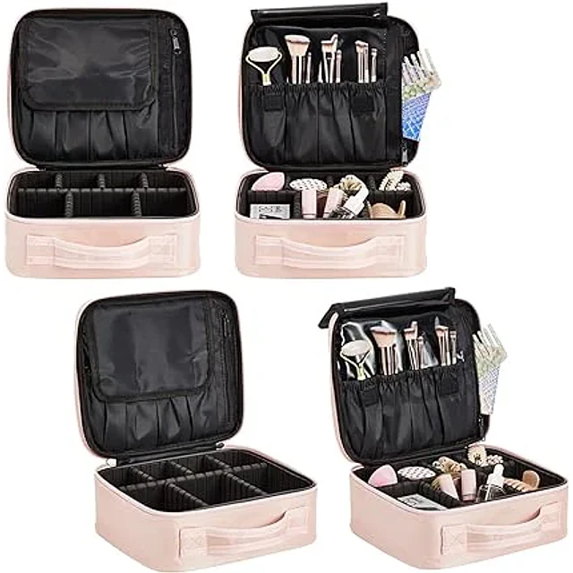 Estuche organizador y almacenamiento cosméticos viaje