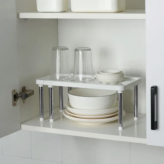 Repisa ajustable blanca multifuncional