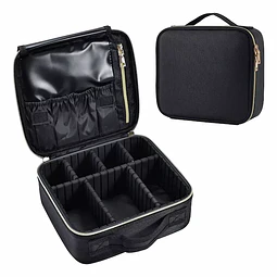 Estuche organizador y almacenamiento cosméticos viaje