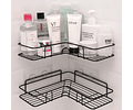 Estante de almacenamiento esquinero para baño o cocina