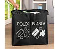 Cesta para ropa con divisiones