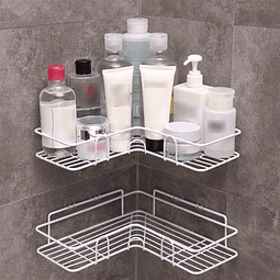 Estante de almacenamiento esquinero para baño o cocina