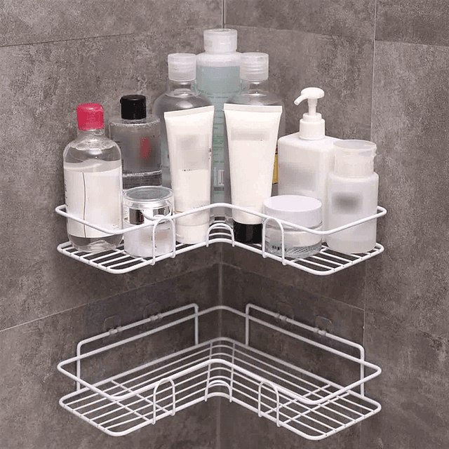 Estante de almacenamiento esquinero para baño o cocina