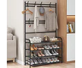 Perchero multifuncional closet ropa organizador de zapatos 4 niveles
