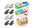 Organizador de zapatos ajustable, soporte de ranura