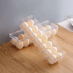 Contenedor caja de huevos, organizador de gabinete
