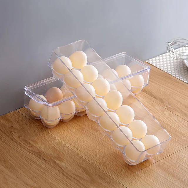 Contenedor caja de huevos, organizador de gabinete