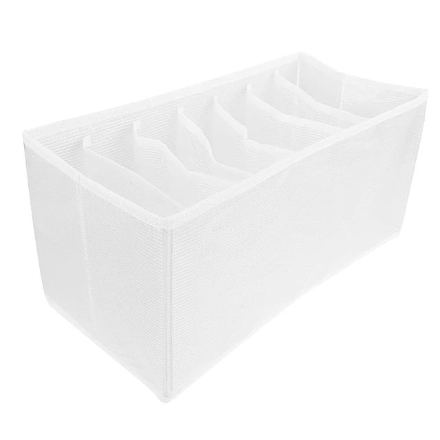 Caja de almacenamiento de tela dividida, plegable 